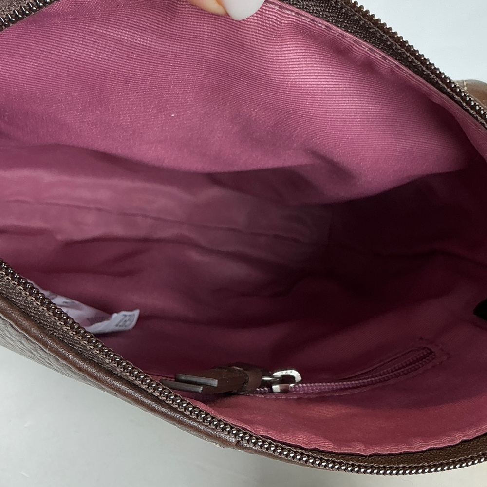 Coach Vintage Dark Chocolate‎ Brown Leather Shoulder Crossbody Bag - Picture 10 of 11